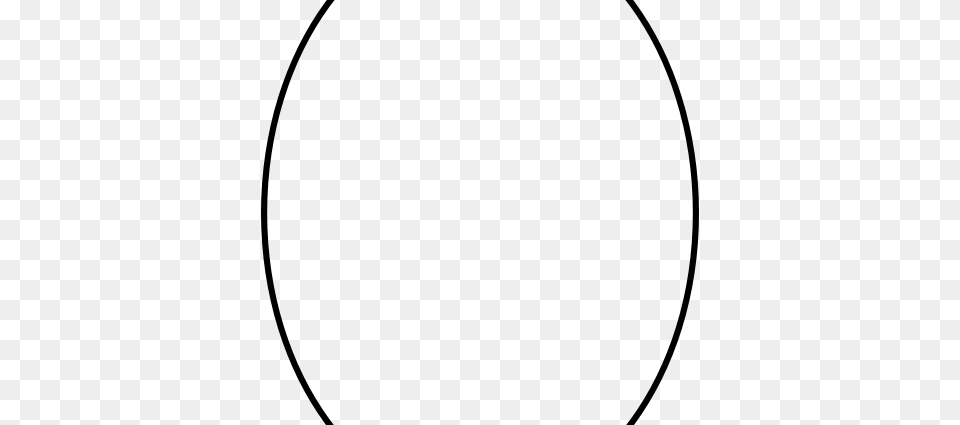Oval Clipart Small, Gray Free Png
