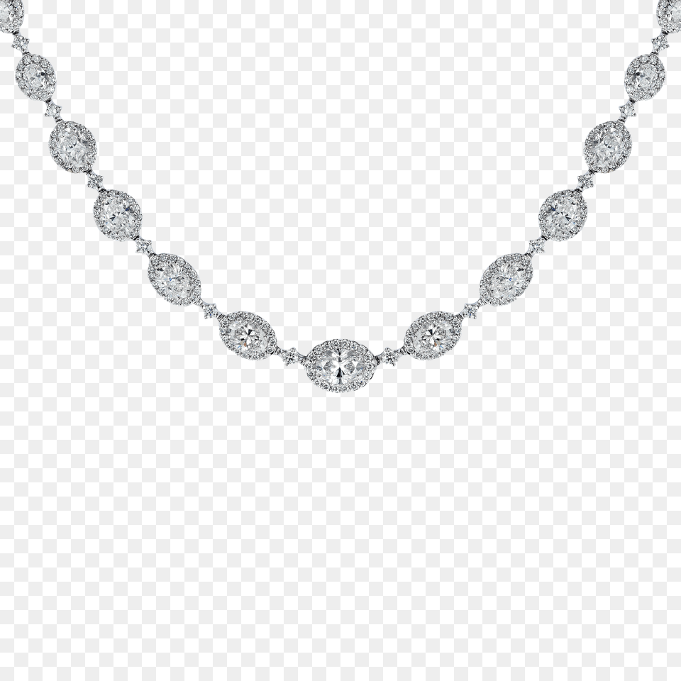 Oval Diamond Necklace, Accessories, Gemstone, Jewelry Free Png Download
