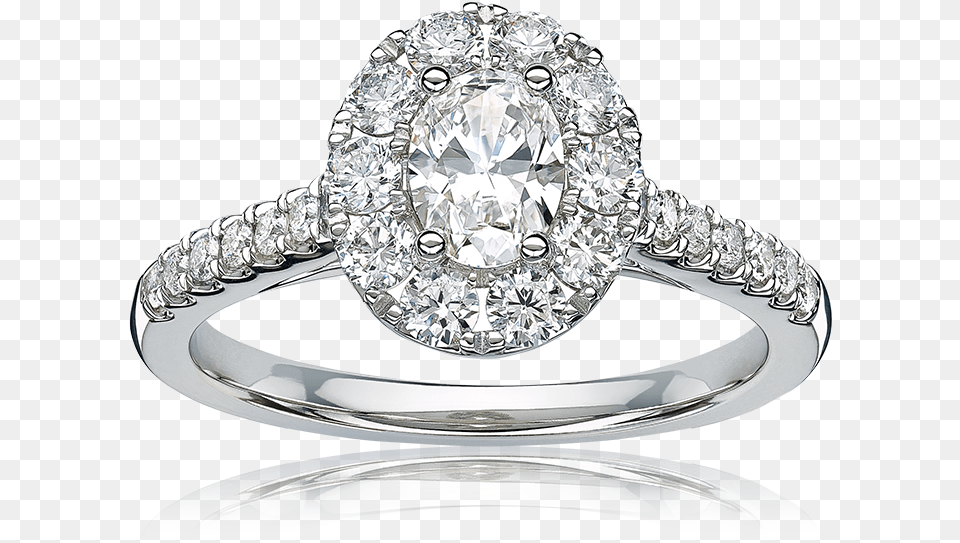 Oval Diamond Wedding Ring Halo, Accessories, Gemstone, Jewelry, Silver Png Image
