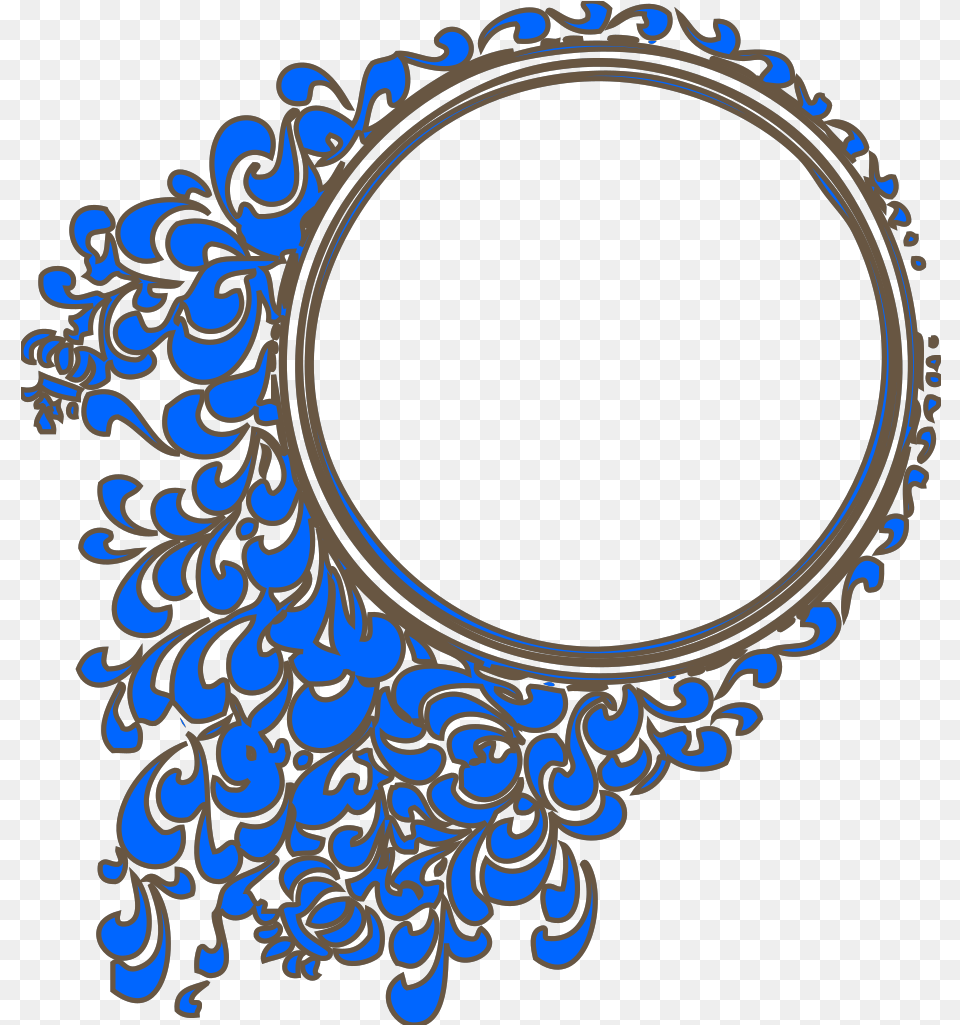 Oval Frame Svg Clip Arts Royal Blue Wedding Background, Pattern, Art Png