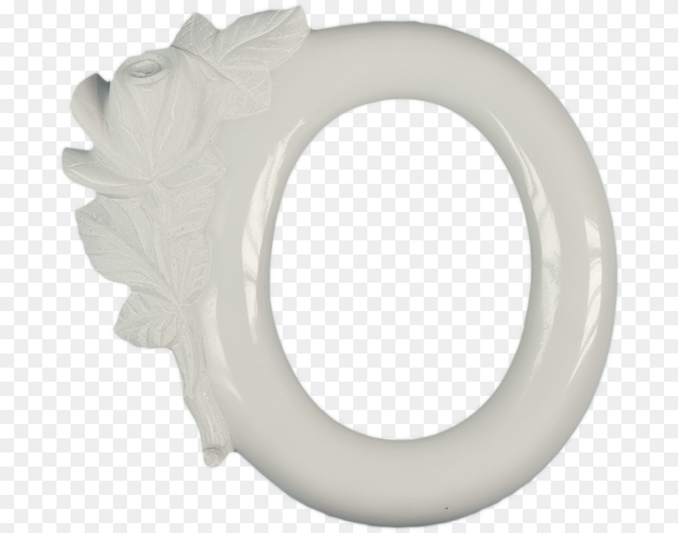 Oval Frame With Rose Circle, Art, Porcelain, Pottery Free Png