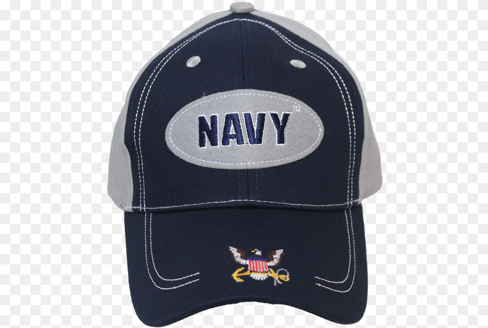 Oval Navy Logo Cap For Baseball, Baseball Cap, Clothing, Hat, Accessories Free Png