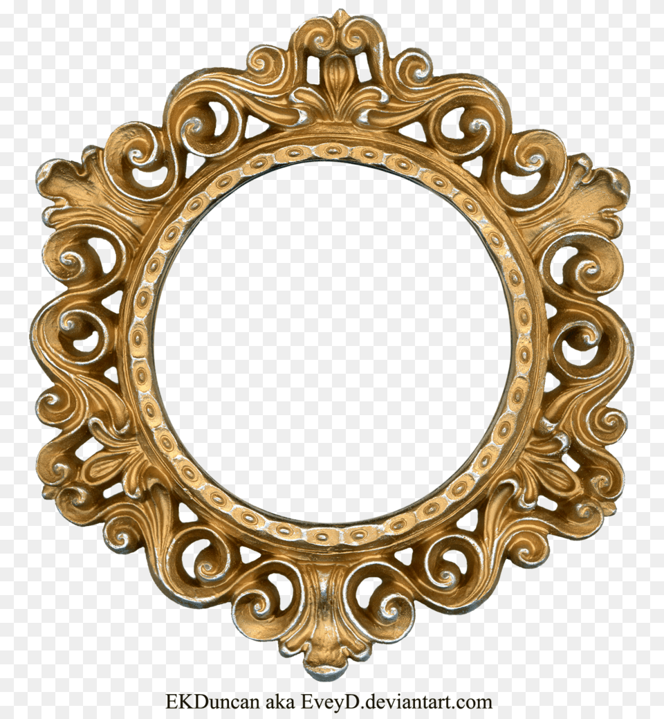 Oval Picture Frame Clip Art Gold, Photography, Bronze Png Image