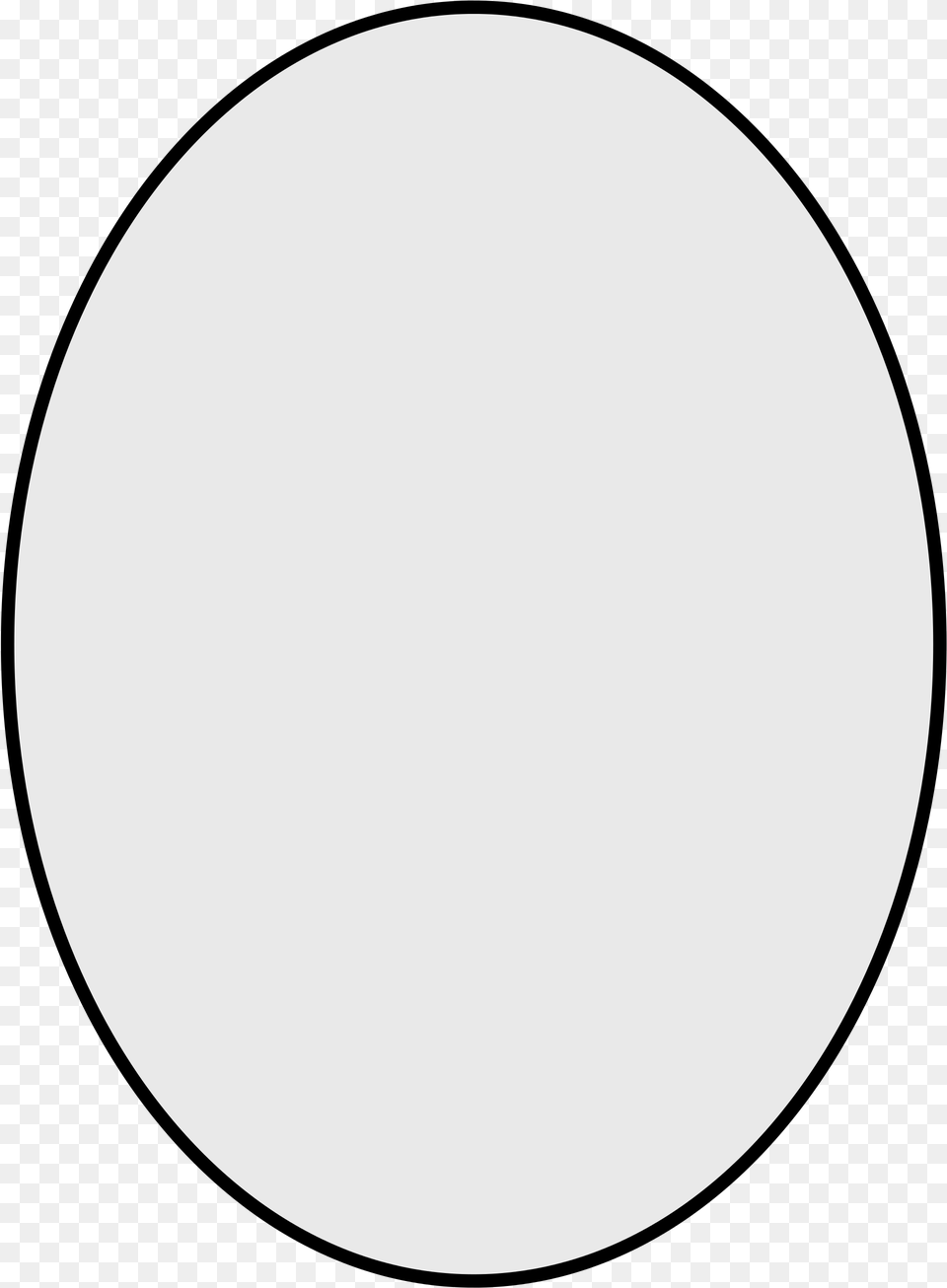 Oval Shape 8 Image White Oval, Sphere, Astronomy, Moon, Nature Free Png