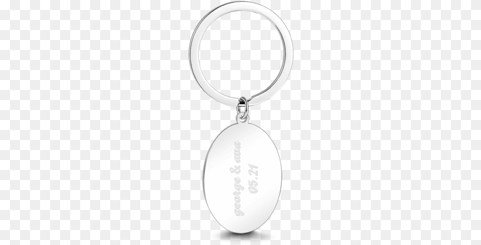 Oval Shape Engraved Key Chain Stainless Steel Keychain, Accessories, Earring, Jewelry, Locket Free Transparent Png