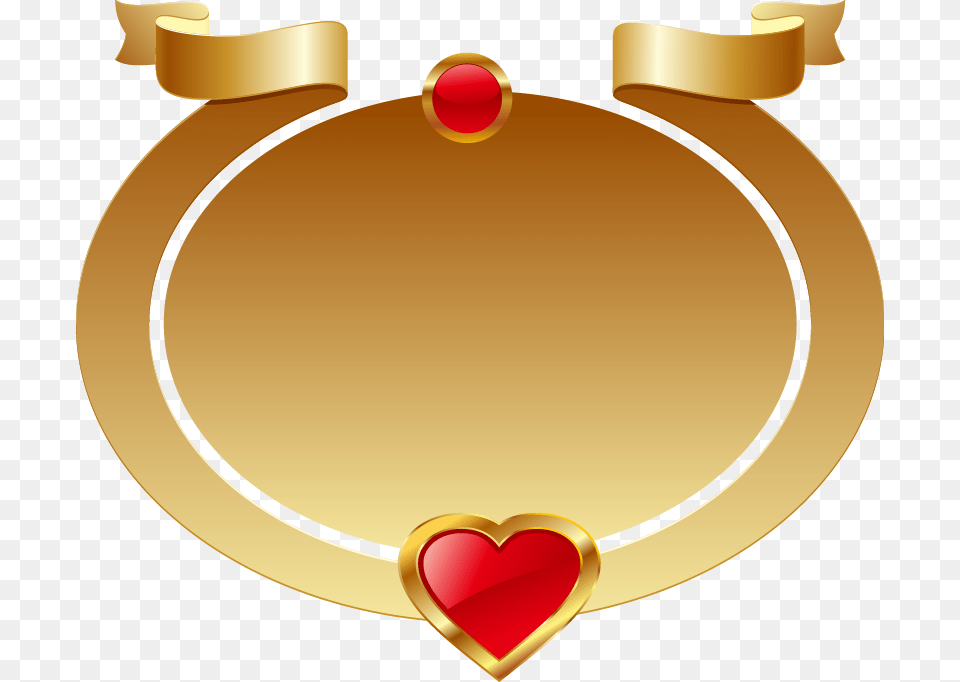 Oval Shape Frame, Gold, Accessories, Jewelry, Locket Free Transparent Png