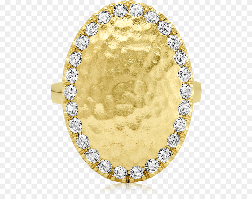 Oval Shaped Gold Ring With Diamond Trim Circle, Accessories, Jewelry, Gemstone, Necklace Free Transparent Png