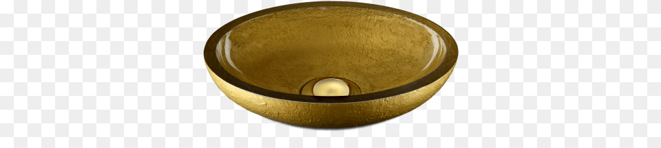 Oval Washbasin With Gold External Texture Surface Finish, Bronze, Sink, Sink Faucet, Disk Png