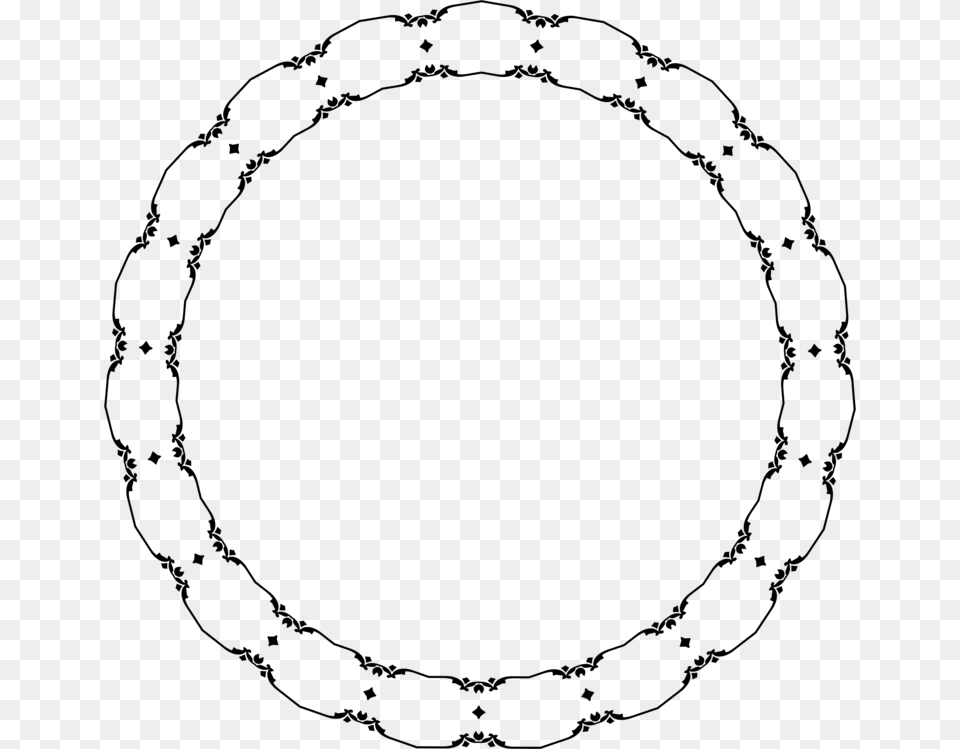 Ovalcirclefashion Accessory Border Decoration Circle Vector, Gray Free Png Download