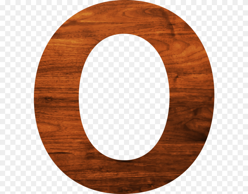 Ovalcirclewood Alphabet O, Hardwood, Wood, Oval, Stained Wood Png Image