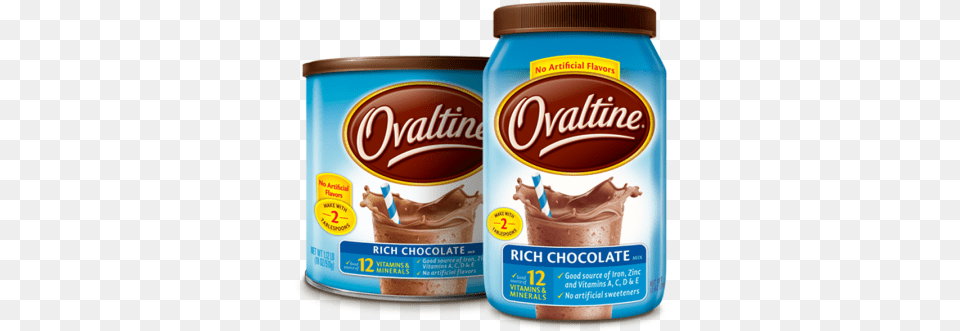 Ovaltine Ovaltine Chocolate Malt Mix 12 Oz, Cup, Food, Ketchup, Tin Free Transparent Png