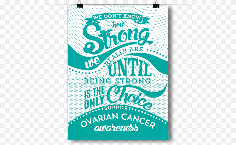 Ovarian Cancer How Strong Christmas Card, Advertisement, Poster, Text Free Png Download