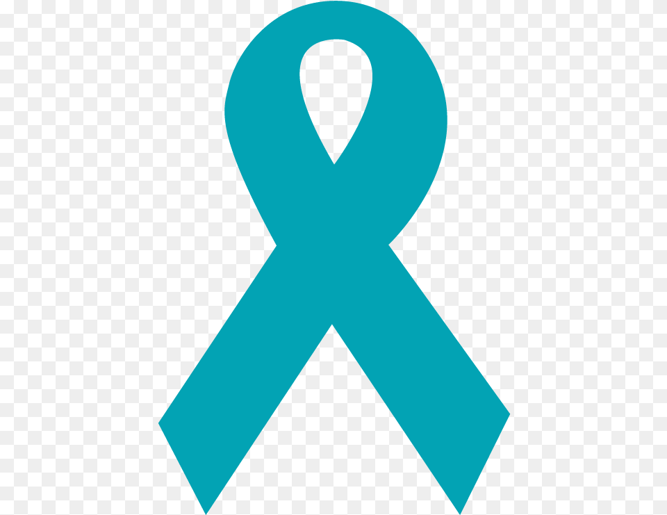 Ovarian Cancer Ribbon From Us To You Ribbon Cmyk Clip Art, Alphabet, Ampersand, Symbol, Text Free Transparent Png