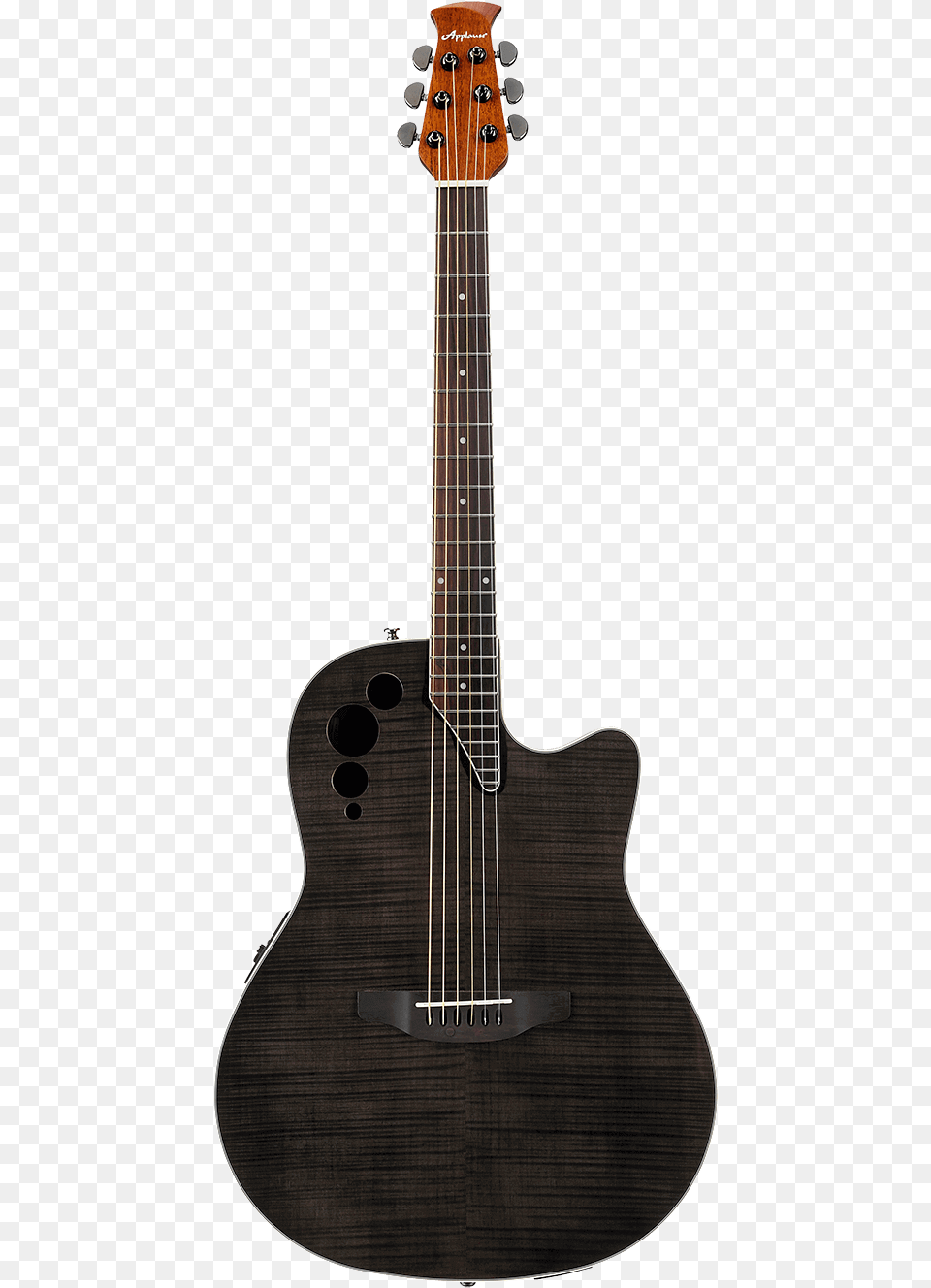 Ovation Applause Elite Plus Black Flame 12 String Guitar Ovation, Bass Guitar, Musical Instrument Free Png