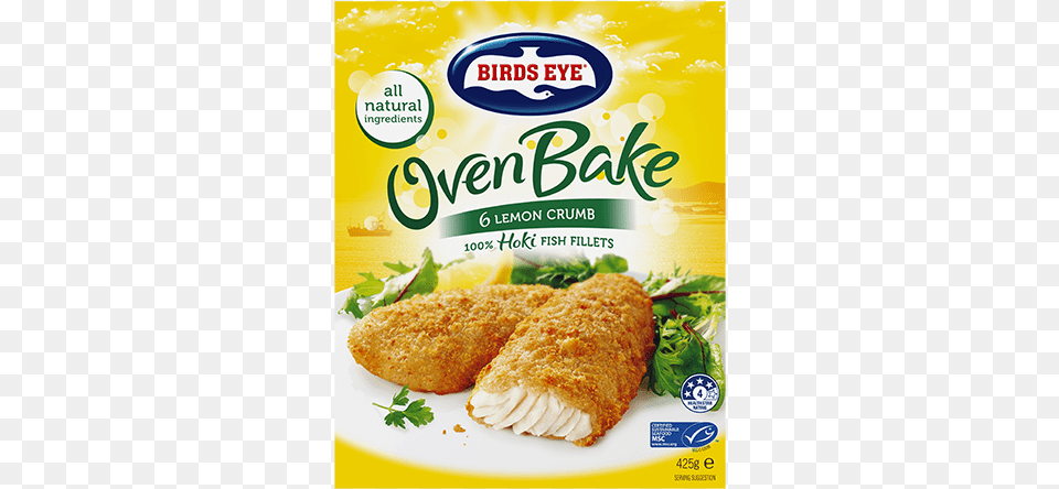 Oven Bake Fish Fillets Birds Eye Oven Bake, Advertisement, Food, Lunch, Meal Png