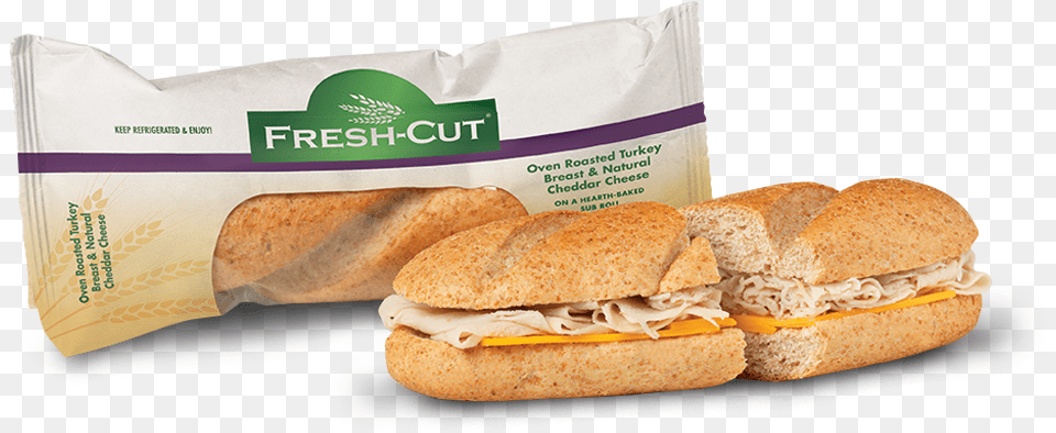 Oven Roasted Turkey Amp Natural Cheddar Sub Bun, Food, Lunch, Meal, Burger Free Transparent Png