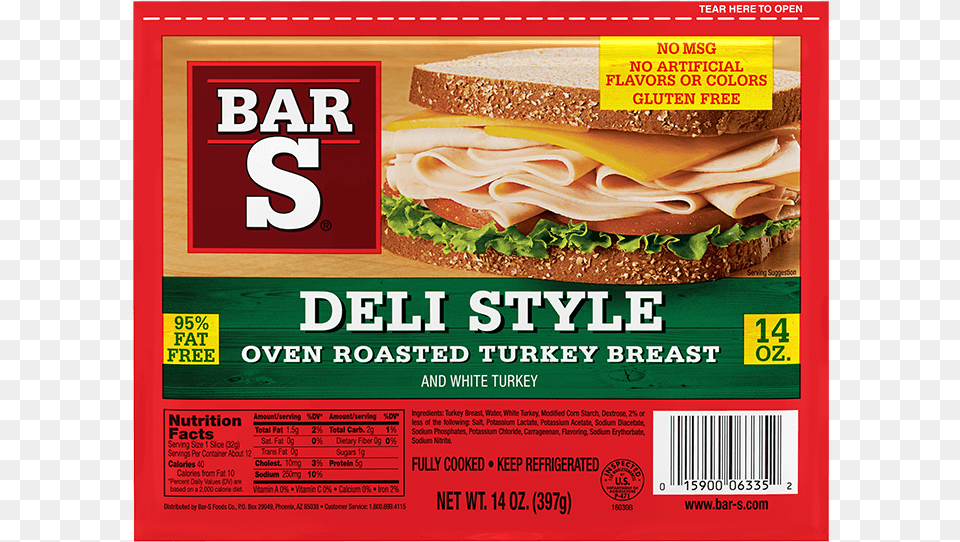 Oven Roasted Turkey Breast Bar S Deli Style Smoked Ham, Advertisement, Poster, Food, Sandwich Free Transparent Png