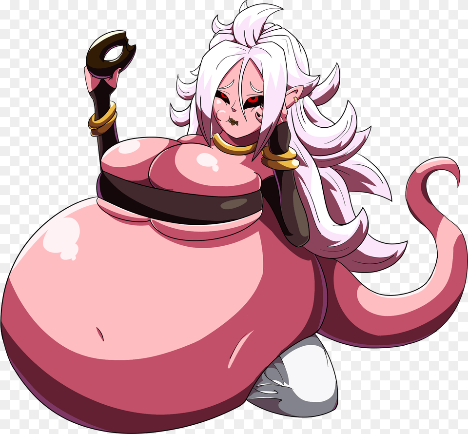 Over 9000 Treats Later Fat Majin Android, Book, Comics, Publication, Face Free Png Download