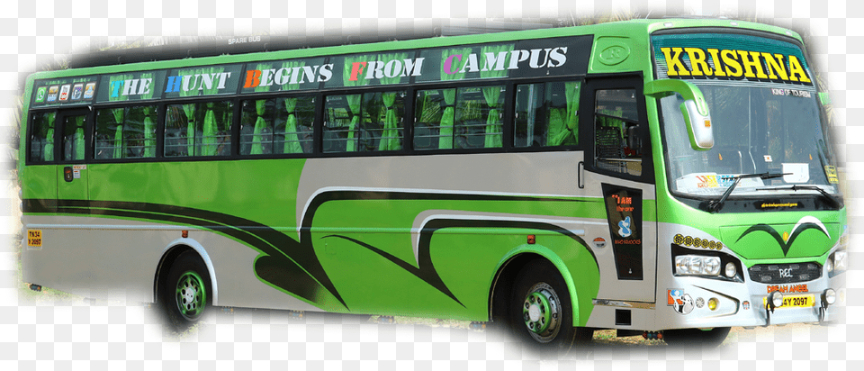 Over A Period Of One Year We Krishna Tours And Travels Krishna Tour And Travels Bus, Transportation, Vehicle, Tour Bus, Machine Png