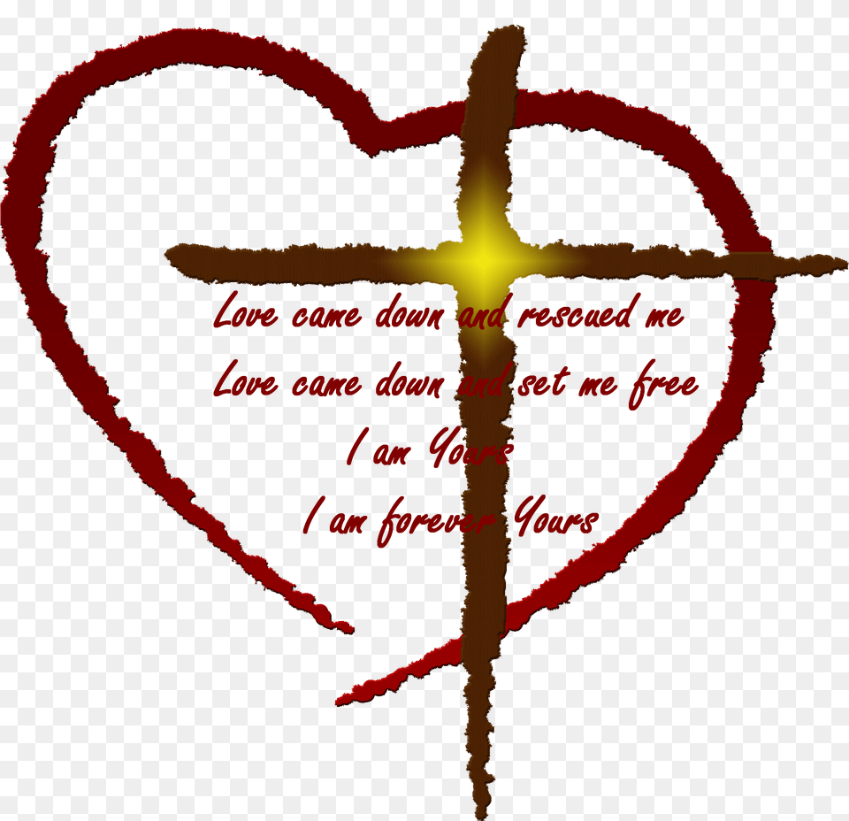 Over All These Virtues Put On Love Which Binds Them, Heart, Cross, Symbol, Person Png Image