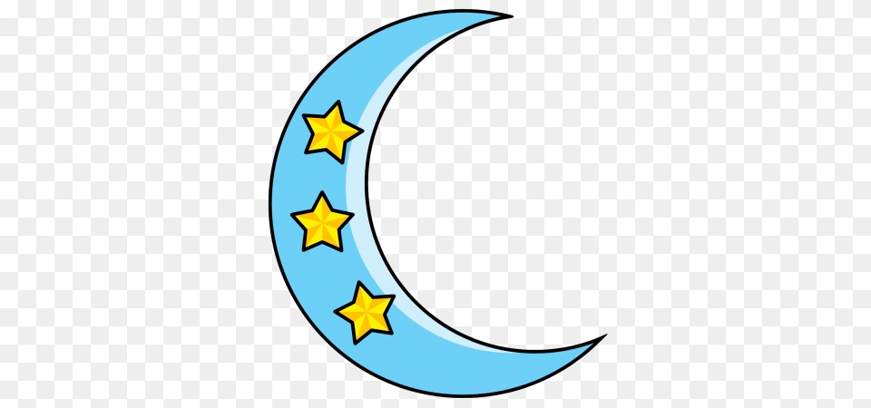 Over Crescent Moon And Star Clipart Cliparts Crescent Moon, Symbol, Star Symbol, Outdoors, Night Free Png Download
