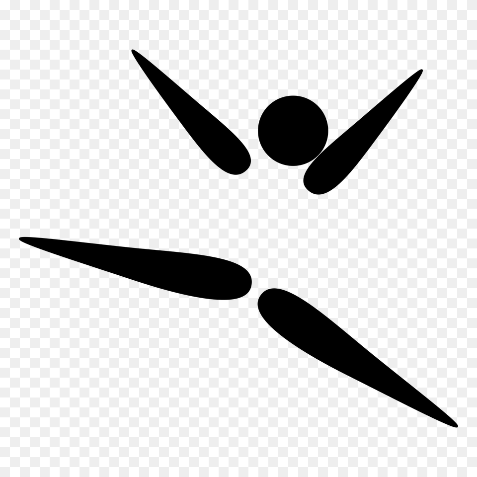 Over Gymnastics Cliparts Gymnastics, Gray Free Transparent Png