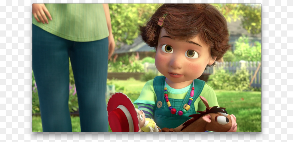 Over Jessie39s Shoulder We See Bonnie Toy Story 3 Bonnie, Baby, Person, Woman, Adult Png Image
