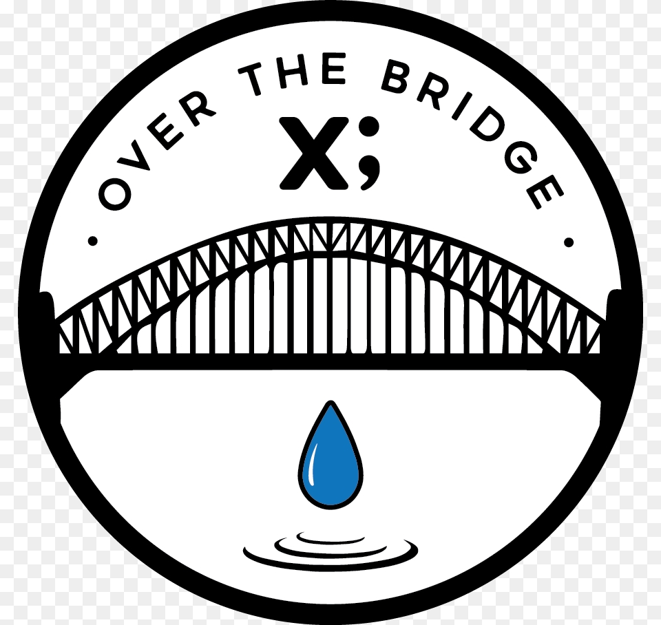 Over The Bridge Logo Black Outline, Arch, Architecture, Symbol, Hot Tub Free Transparent Png