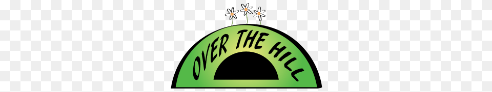 Over The Hill Clip Art, Green, Logo, Flower, Plant Png Image