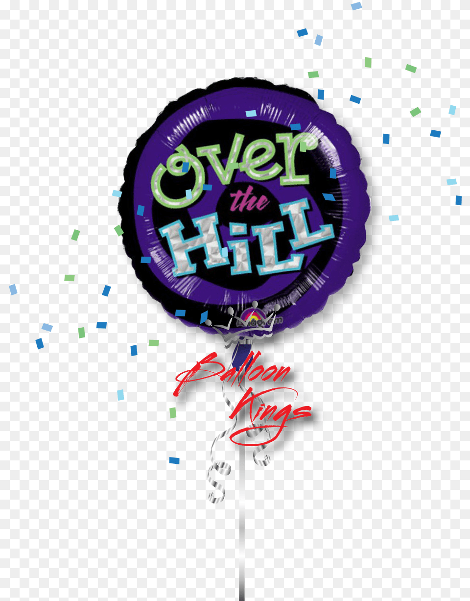 Over The Hill Over The Hill Balloon, Food, Sweets Free Png Download