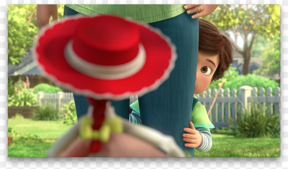 Over The Shoulder Shot Toy Story, Clothing, Hat, Sun Hat, Baby Free Png Download