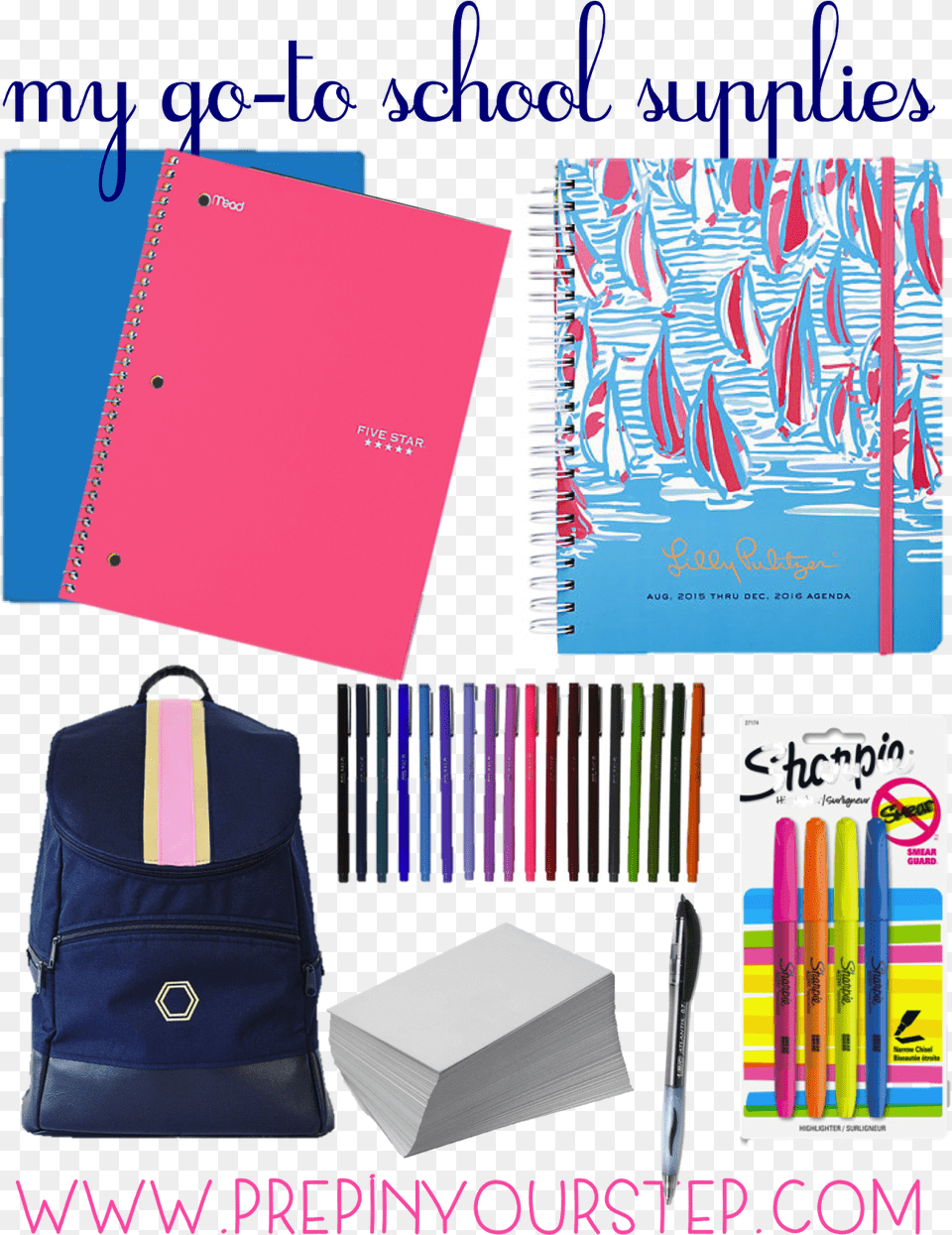 Over The Years I39ve Discovered Which School Supplies Five Star School Supplies, Backpack, Bag Free Png