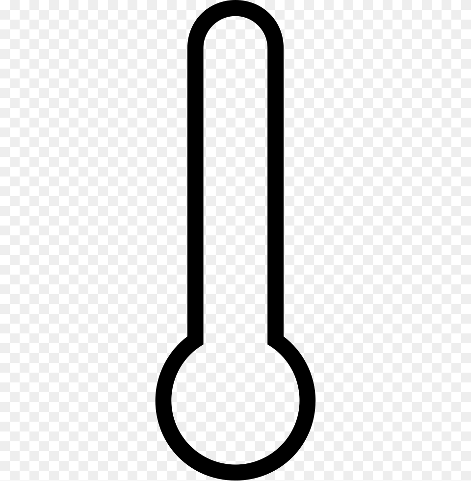 Over Thermometer Outline Cliparts Thermometer Outline, Cylinder, Stencil, Smoke Pipe Png Image