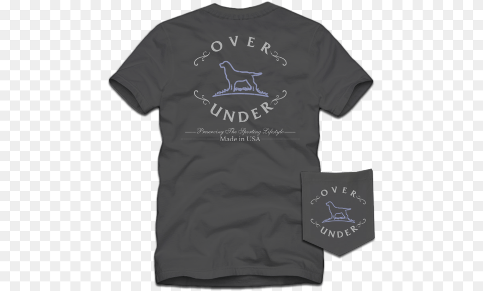 Over Under Short Sleeve Antique Logo Outline T Shirt Active Shirt, Clothing, T-shirt Png