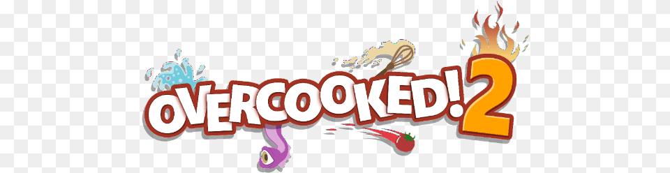 Overcooked 2 Is Gearing Up To Create A Kitchen Storm Overcooked 2 Logo, Dynamite, Weapon, Text, Light Free Transparent Png