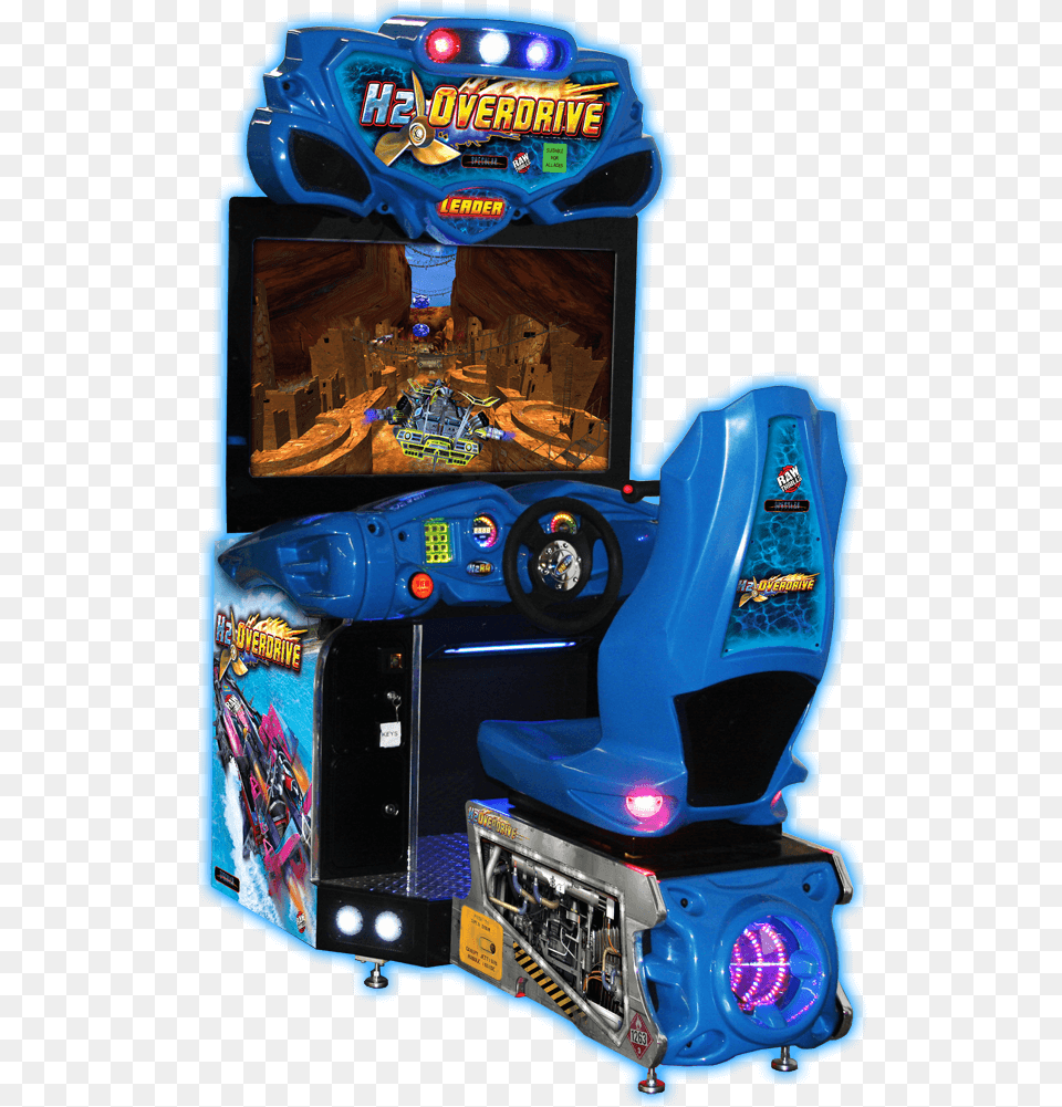 Overdrive Arcade, Arcade Game Machine, Game, Machine, Wheel Free Transparent Png