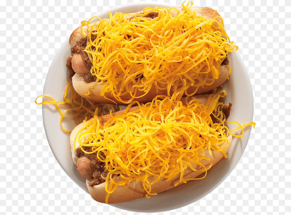 Overhead Coney Cheese Coneys Are Served On Freshly Coneys, Food, Hot Dog, Noodle Free Png Download