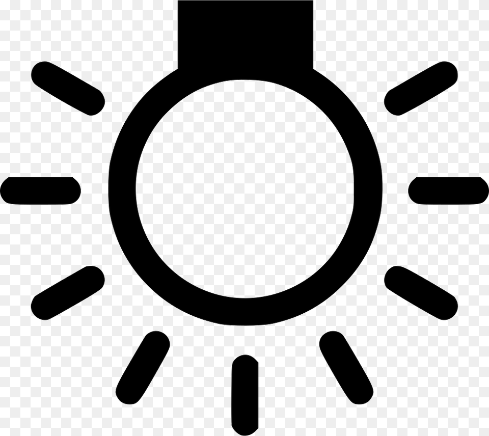 Overhead Light Bulb Sun Icon Png