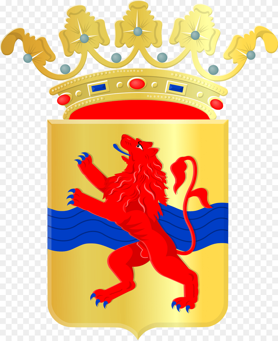Overijssel Provinciewapen Oud Clipart, Logo, Baby, Emblem, Person Png Image