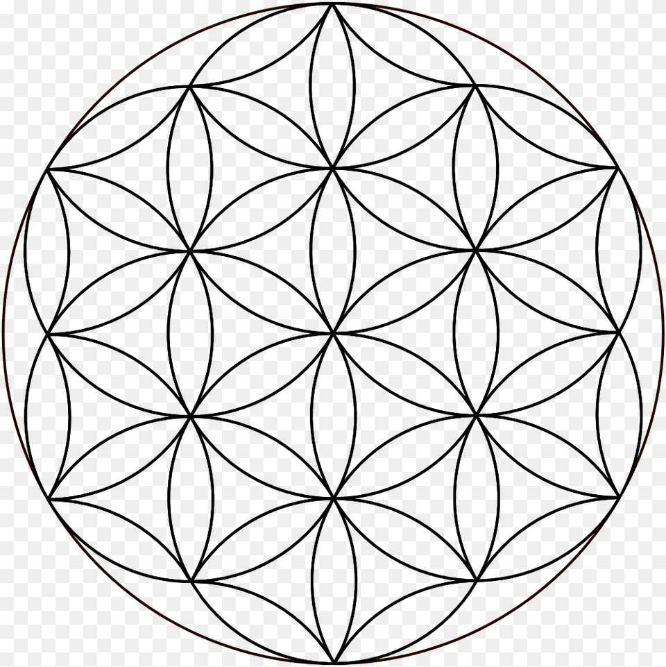 Overlapping Circles Grid Sacred Geometry Vitruvian Sacred Geometry Patterns, Sphere, Oval, Astronomy, Moon Free Transparent Png