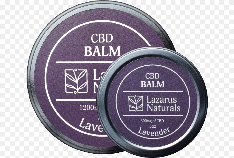 Overlapping Purple Circle Labels For Lavender Cbd Balm Eye Shadow, Bottle, Face, Head, Person Png Image