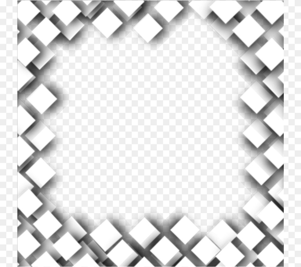 Overlay Border Frame Square White Tumblr Aesthetic Circle, Pattern Free Png