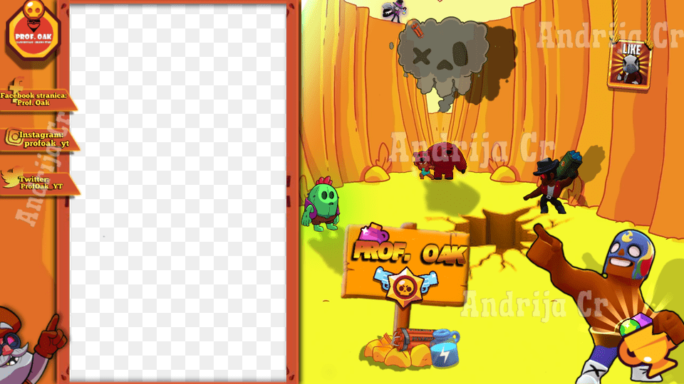 Overlay For Prof Overlay Brawl Stars, Baby, Person, Face, Head Free Png