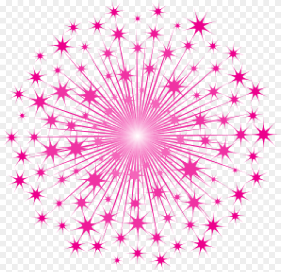 Overlay Fuscia Sparkle Starburst Pink Transparent Background, Purple, Pattern, Light, Lamp Png Image