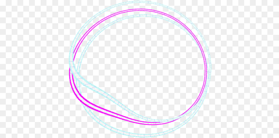Overlay Neon Circles Hotpink Blue Pink Retro Circle, Hoop, Accessories, Jewelry, Necklace Free Transparent Png