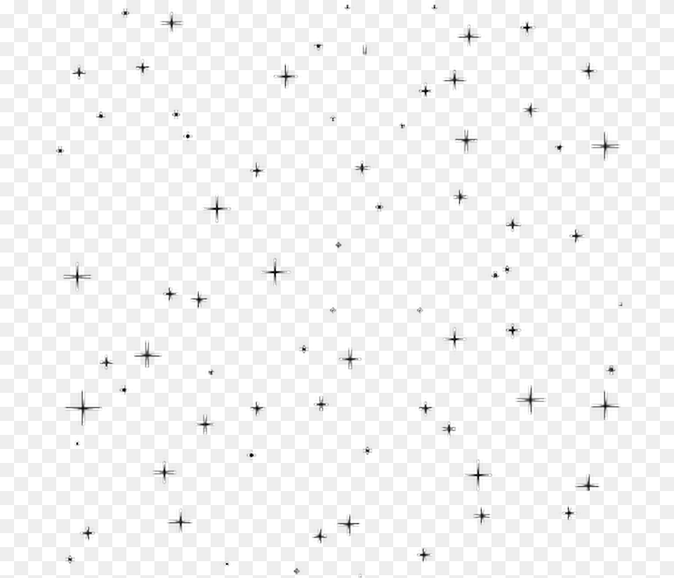 Overlay Pfp Icon Stars Star Icons Tumblr Aesthetic Black And White, Nature, Night, Outdoors, Starry Sky Free Transparent Png