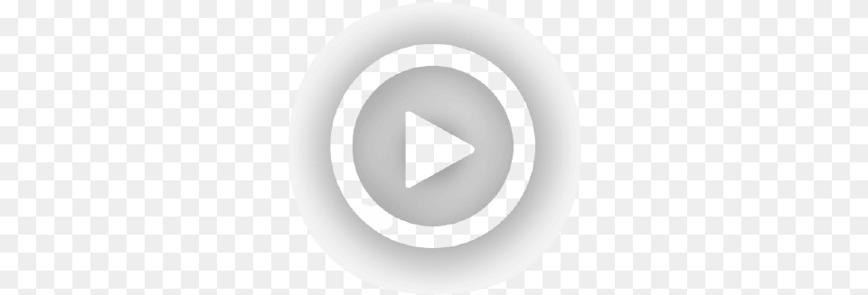 Overlay White Video Play Button Dot, Triangle, Plate Png Image