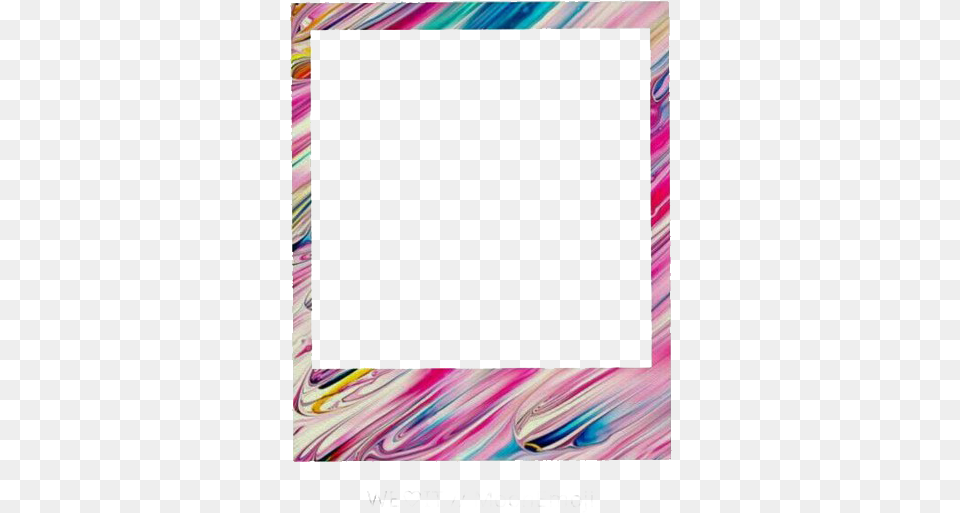 Overlays Polaroid Frame With Design, Art, Graphics, Painting, Purple Free Transparent Png