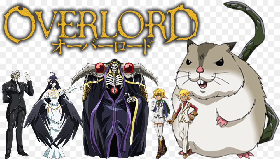Overlord Overlord Logo Transparent Background, Book, Publication, Comics, Adult Png Image