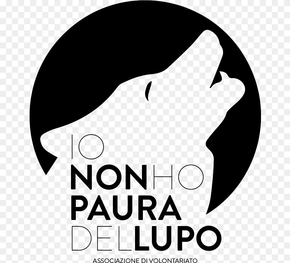 Overseen By Parma Based Ngo Io Non Ho Paura Del Lupo, Gray Free Transparent Png